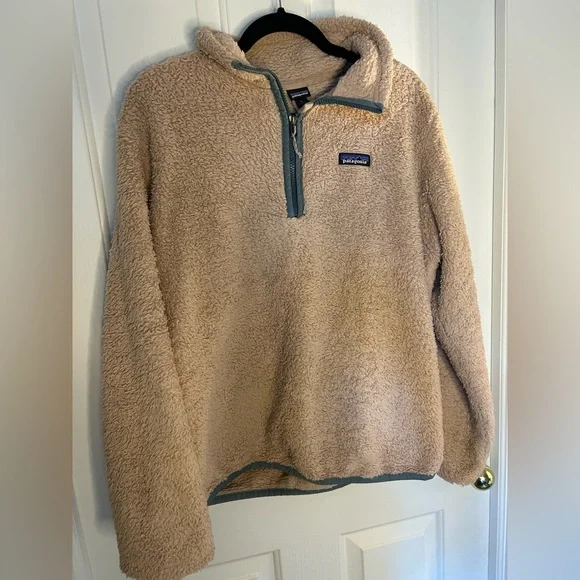Women's Los Gatos Quarter Zip Patagonia Size Large Mauve Brown Pink Color - Picture 6 of 10